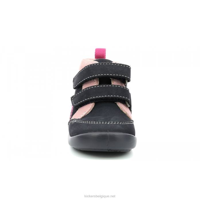 kinop marine rose tricolore enfants KickersDT22927