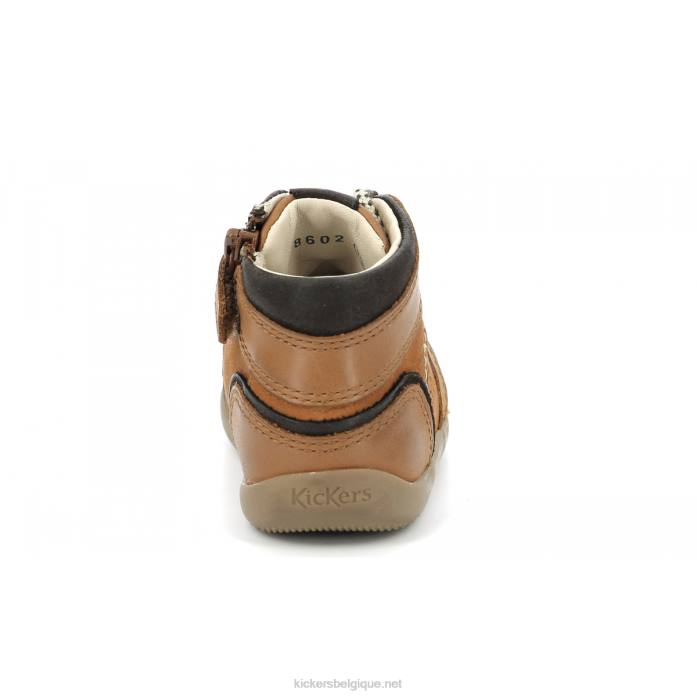 poubelles montagne chameau marron enfants KickersDT22796