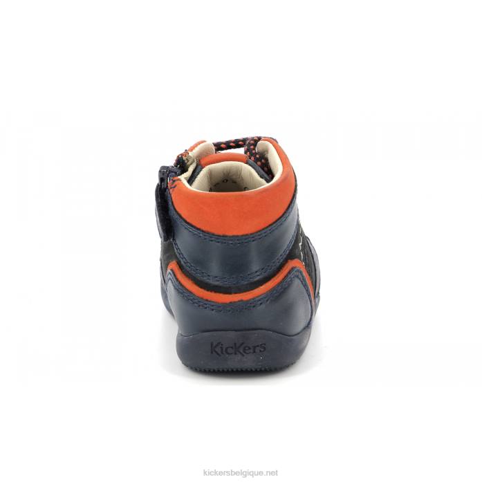 poubelles montagne marine orange enfants KickersDT22795