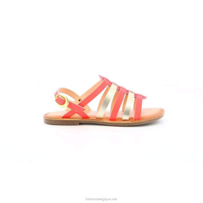 dixon orange corail fluo enfants KickersDT22407