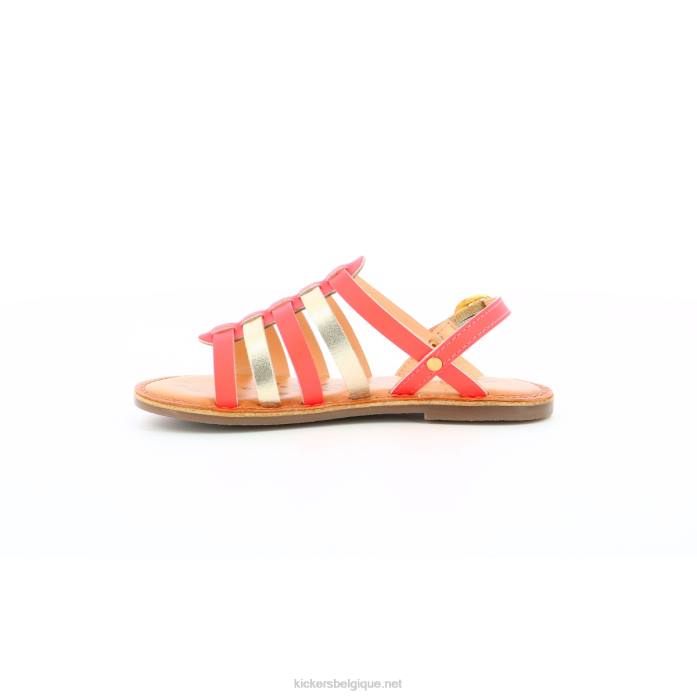 dixon orange corail fluo enfants KickersDT22407